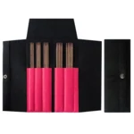 Sort/Pink Etui